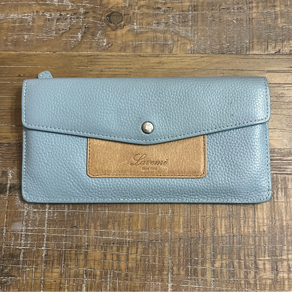 Lavemi RFID Blocking Ultra Slim Real Leather Credit Card Holder Clutch Wallet